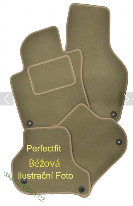 Sada koberců do kabiny - BÉŽOVÉ