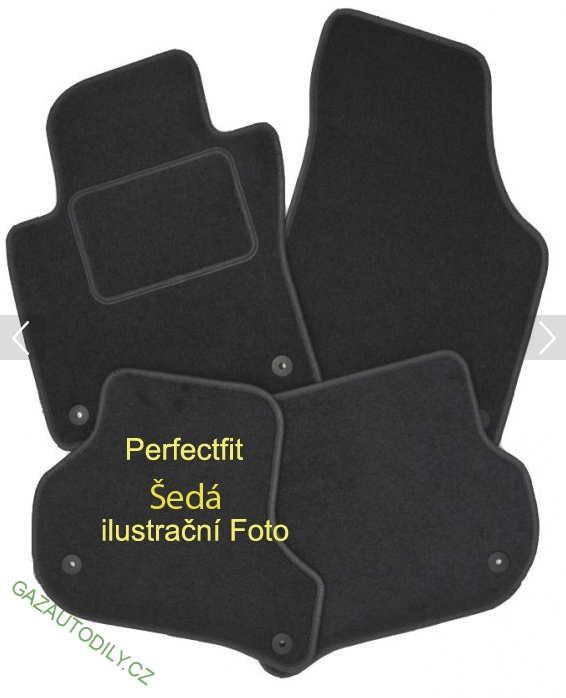 Sada koberců do kabiny - ŠEDÉ